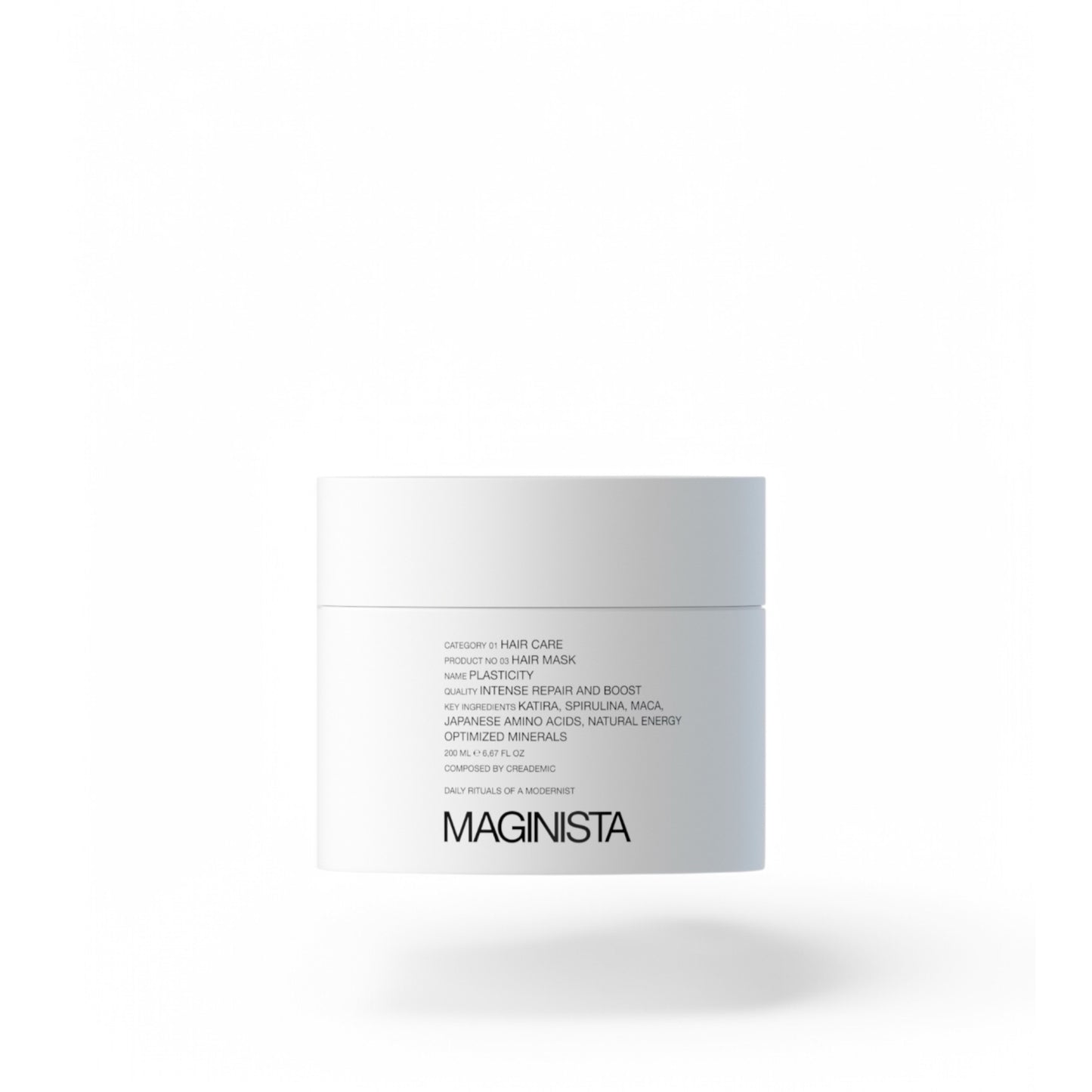 Maginista The Plasticity Hair Mask - denne finnes også i parfymefri